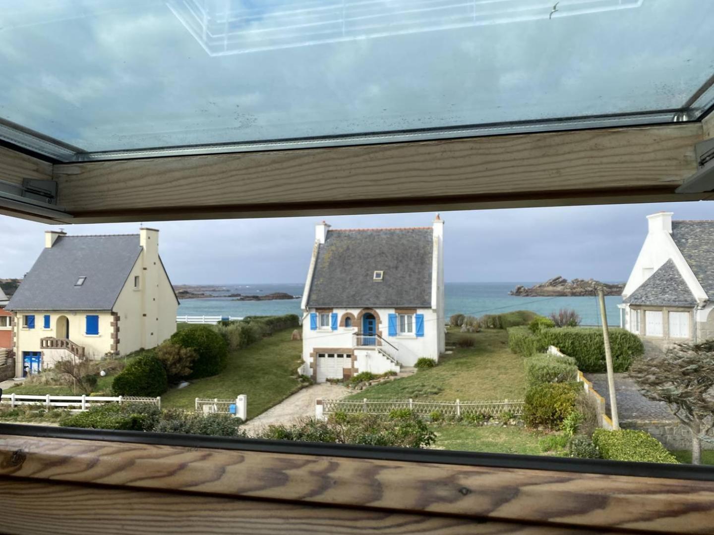 Maison 4 Personnes A 100M De La Plage De La Greve Rose A Tregastel - Ref 142 Eksteriør bilde